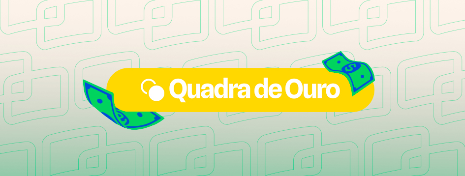 Logo oficial da Loteria Quadra de Ouro da Lotese